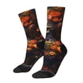 thumbnail image 1 of Fotbe Vintage Floral Skull Calcetas Largas con Estampado para Hombre y Mujer – Calcetas de Compresión Transpirables y Elásticas, Viajar y Uso Diario Talla 5-11, 1 of 6