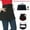 Black, variant on Clearance Under $2, 1 Pack Waist Apron with 2 Pockets, Half Bistro Apron for Servers and Chefs, Cotton Blend Utility Apron for Restaurant Crafting and Gardening, One Size(Black)