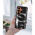 thumbnail image 5 of WIRESTER Shockproof Soft Rubber Cover Case for Samsung Galaxy S26 Ultra 6.9" 2026, Retro Vintage Camera Zoom, 5 of 5