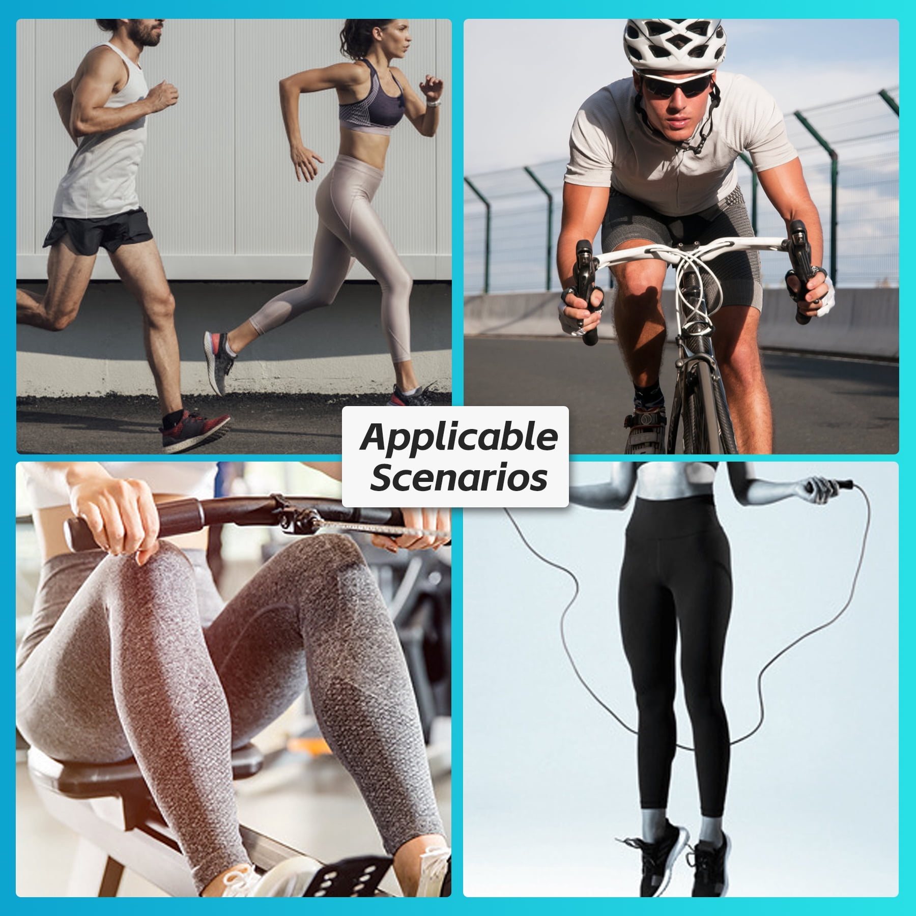 Ueasy Patella Knee Braces for Men Women, Compression Knee Sleeves Patella Stabilizer for Knee Pain Relief, Knee Support for Meniscus Tear Workout Sports Knee Protection for ACL Arthritis