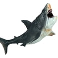 thumbnail image 1 of Large Shark Toys High Simulation Megalodon Toy Realistic Sea Creature Cognitive Toy Early Educational Simulation Shark Figure Toy Sensory Development Shark Bath Toy for Kids Ages 3+, 1 of 9