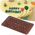thumbnail image 4 of 3 Pack 26 English Alphabet Shape Silicone Chocolate Cake Molds DIY Baking Tools Home Kitchen Accessories, 4 of 5