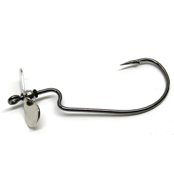 Harmony Fishing Razor Series ToadProp Hooks 5 Pack EWG Propeller Hooks for topwater Frog/Toad baits 4/0