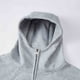 thumbnail image 4 of pstuiky camisetas de manga larga para hombre, Sudadera unisex con capucha, manga larga, color liso, informal, con bolsillo y bolsillo Tops casuales para hombres xl, 4 of 8