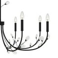 thumbnail image 2 of Quoizel Heiress 8-Light Matte Black Chandelier, 2 of 7