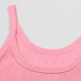 thumbnail image 6 of Women's Double Lined Basic Tank Top Adjustable Spaghetti Straps Sleeveless Camisole Shirts Pink S, 6 of 7