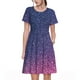 thumbnail image 1 of Balery Violet Glitter Vestidos sueltos de manga corta para mujer, vestidos de verano 2025, vestidos casuales de corte A con vuelo., 1 of 6