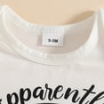 thumbnail image 6 of larppty Baby Boy Girl Soccer Outfit Apparently I Like Soccer Short Sleeve Bodysuit Printed Pants Hat Set 3pc Clothes (Black,0-3 Months), 6 of 9