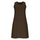 thumbnail image 4 of Largo Vestido de Verano Fluido Vestido de Mezcla de Lino de Color Sólido de las Mujeres con Poliéster Suave Transpirable, Suelto de Rodilla de Longitud Vestido de Sol Casual para la Playa Diario, 4 of 6