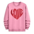 thumbnail image 6 of Stamzod Men's Sweatshirts for Valentine's Day Long Sleeve Lover Heart Pullover Tops Loose Casual Crewneck Sweatshirt Men Clothing Pink C M, 6 of 6