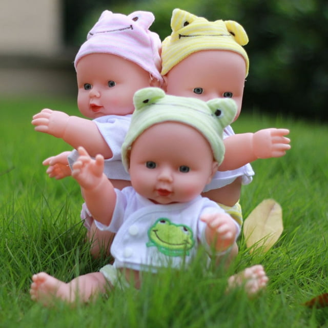 Muñeca de 30 cm, muñeca de juguete de vinilo suave, juguetes realistas para bebés, niños y niñas