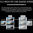 thumbnail image 3 of Car Stereo Car Radio Multimedia Player 2 DIN 9.5'' Bluetooth ​IPS Capacitive Touch Screen Built-in carplay/ Android auto, 3 of 14