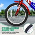 thumbnail image 4 of ABORON 16 inch Tricycle, Perfect for Beginner Riders, Single Speed 3 Wheel Bikes, Three-Wheeled Bicycles with Adjustable Height and Rear Basket, 4 of 11
