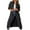 Black, variant on Clearance LYXSSBYX Winter Coats for Women Plus Clearance Women Fashion Casual Warm O-Neck Solid Coat Long Outerwear Sweater Knit Cardigan