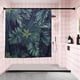 thumbnail image 2 of 4X Cortina de Ducha Verde Hojas de Impresión de Planta Natural Moderno Poliéster BañO Cortinas Impermeables, 2 of 4