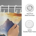 thumbnail image 7 of Mizhona Landscape Mountain Shower Curtain Forest Nature Shower Curtains for Bathroom Waterproof Washable Modern Decor 72"x78", 7 of 7