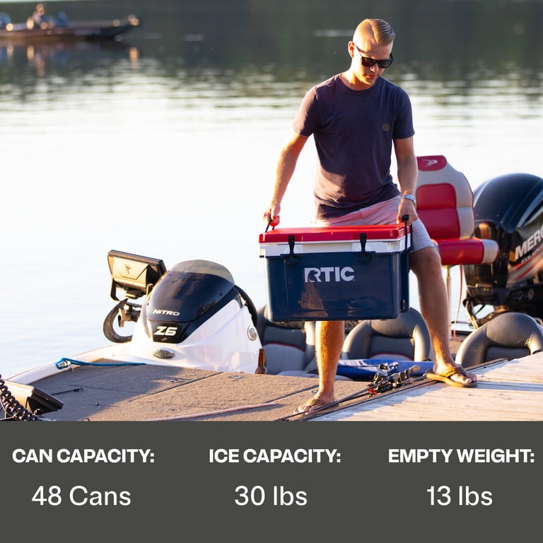 3 pack) RTIC Ultra-Light 32 Qt Hard-Sided Ice Chest Cooler, Fits