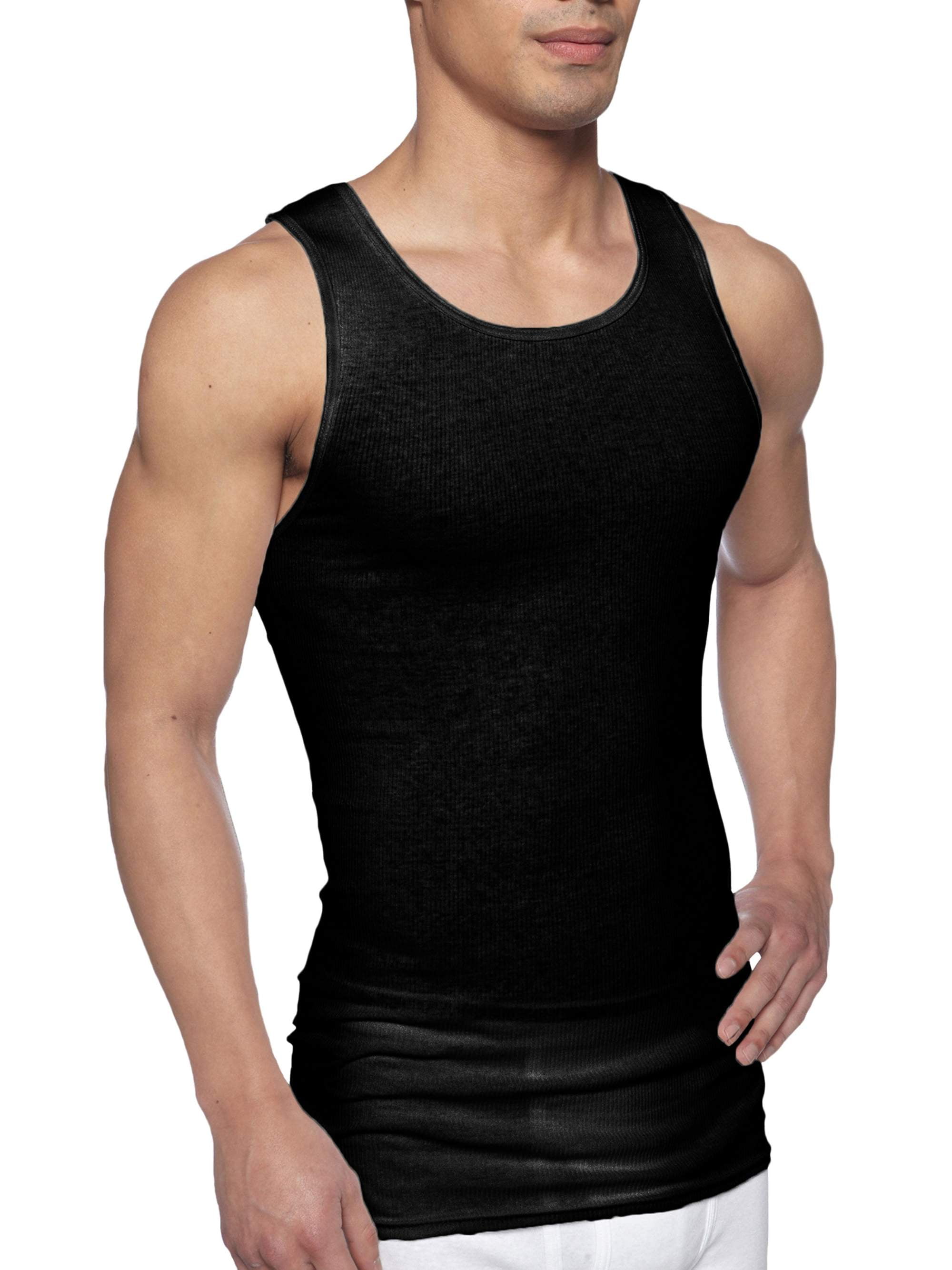 Premium Cotton Tagless A-Shirt, 3-Pack 