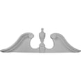 thumbnail image 1 of Ekena Millwork PED62X20X00US 62 3/8-Inch W x 20-Inch H x 5/8-Inch P Scroll Urn Pediment, 1 of 4