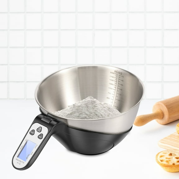 Ikoopy Digital Kitchens Scale Multipurpose Weight Scale Tool Clear Reading Stainless Steel Food Scale Easy to Carry Large Capacity Digital Kitchens Food Scale for Home Cooking