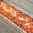 thumbnail image 4 of Envelor Elementi Outdoor Hampton Fire Pit Table 56 x 32 Inches Grey Durable Fire Bowl Glass Reinforced Concrete Rectangle Fire Table Propane Patio Fire Place Includes Burner and Lava Rock, 4 of 9