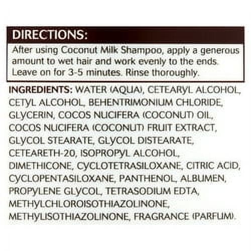 Equate Coconut Milk Conditioner for Hair Care, 33.8 fl oz, Compare to OGX® Nourishing + Coconut Milk Conditioner