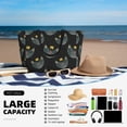 thumbnail image 5 of Xecao Faces Of The Cat for versatile beach bag for women includes zipper pockets and waterproof material, ideal for vacations and adventures., 5 of 7