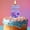 Purple E, variant on Nsxcdh Birthday Number Candles Roman Numeral Cake Toppers Decorative Party Candles for Celebration Cake Display and Event Decoration