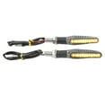 thumbnail image 3 of Turn Signal Lights, ABS Super Bright Motorcycle LED Warning Light Durable Low Power Consumption  For Chopper Carbon Fiber, 3 of 8
