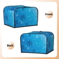 thumbnail image 6 of Cauagu Winter With Snowflakes for 4 Slice Toaster Cover (11.4''×7.9''×7.5'') Bread Machine Cover Toaster Protector Kitchen Appliance Dust Cover, 6 of 7