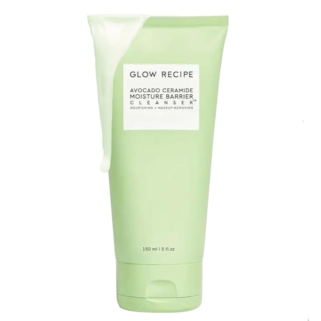 Limpiador facial Glow Recipe, ceramida de aguacate, 150 ml, piel seca