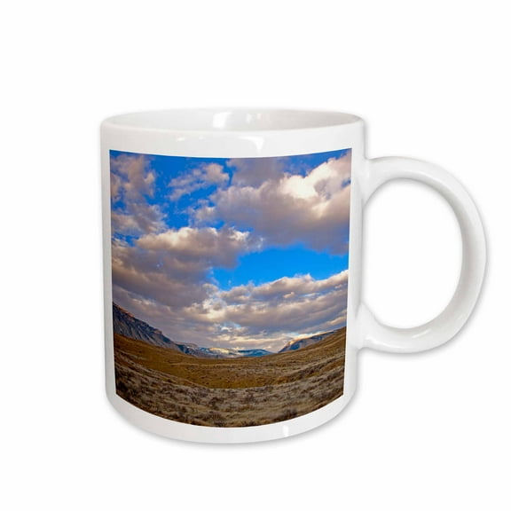 3drose, Scenic View of the Big Horn Mt of Wyoming - Us51 Jre0136 - Joe Restuccia Iii, 15oz Mug