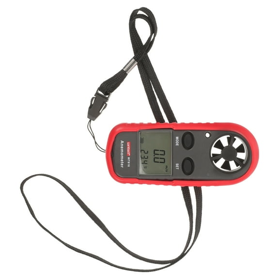 HOMEMAXS Wind Speeds Air Temperature Measuring Gauge Digital Handheld Anemometer