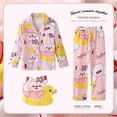 thumbnail image 2 of Conjuntos de pijamas de princesa de dibujos animados para niñas, trajes de pijamas de Navidad para niños, conjuntos de ropa para adolescentes, ropa de dormir para adolescentes, 2 of 3