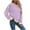 Purple, variant on Horkkom Crewneck Sweatshirts Women Long Sleeve Pullover Sweatshirts Casual Comfy Fall Outfits for Women 2025 L