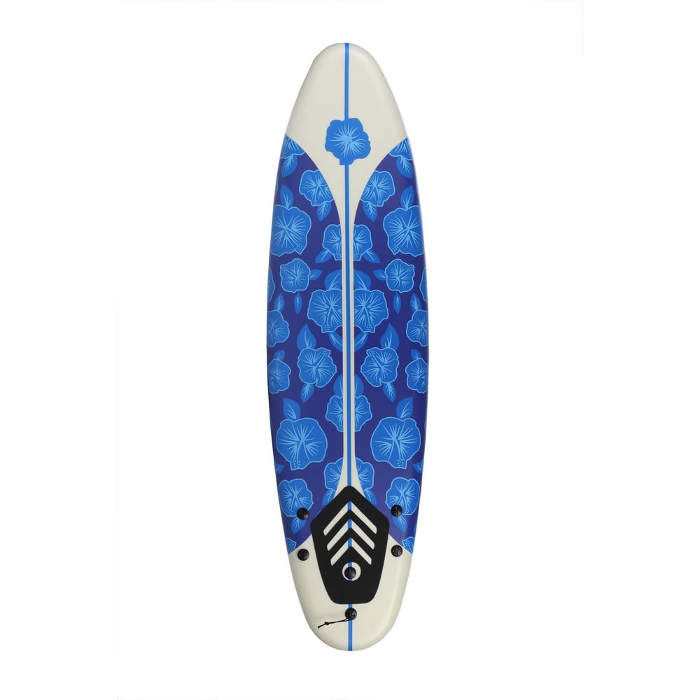 Black, 6-Feet Atom Soft Top Surfboard 