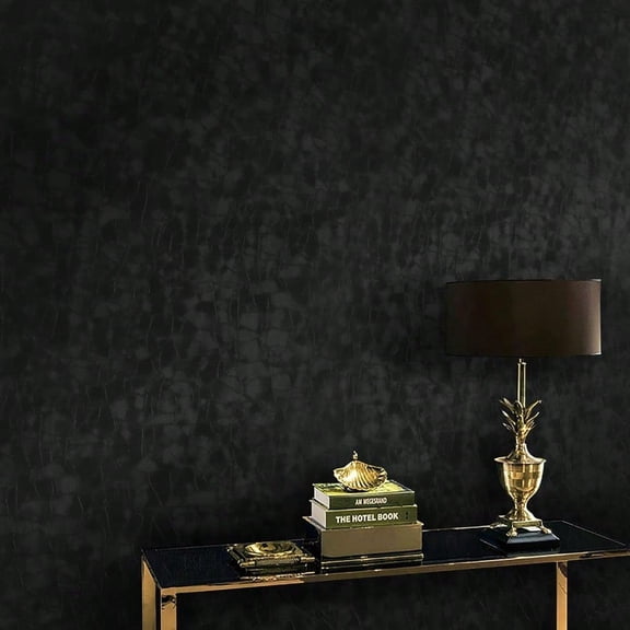 Peel And Stick Wallpaper Black Wallpaper Removable Black Embossed Contact Paper Modern Self Adhesive Contactpaper Waterproof Thicken Textured Wall Paper For Cabinet Bathroom Vinyl Roll 393.7x 15.7