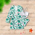 thumbnail image 2 of Vedolay Womens Plus Size Swimsuit Bikini Sets for Woman Two Piece Swimsuits High Waisted Adjustable Straps Back Hook V Neck,Mint Green M, 2 of 5