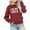Red, variant on Baby Boy Knitted Sweater Girls Crewneck Oversized Sweatshirt Kids Fashion Long Sleeve Pullover Tops 1-12 Years Girls' Long Sleeved T-Shirt Red-1 7-8T