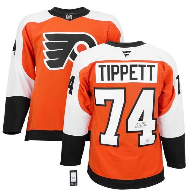 Owen Tippett Chandail Premium Signé des Philadelphia Flyers Fanatics