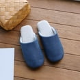 thumbnail image 5 of Aueoeo Cute House Slippers, Womens Memory Foam Slippers Indoor Warm Winter House Slippers Slip on Cotton Bedroom Slippers, 5 of 7