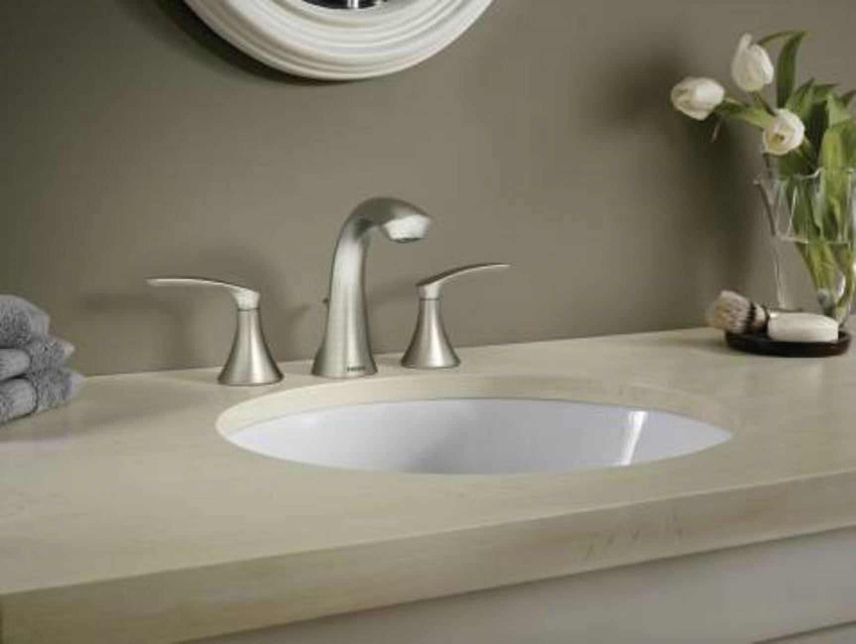 Darcy 8 in. Widespread 2-Handle High-Arc Bathroom Faucet in Spot Resist Brushed Nickel