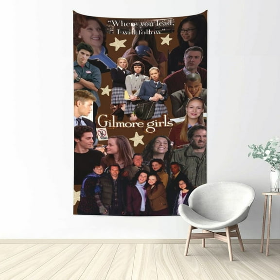 Gilmore Girls Tapestry Wall Hanging, Art Poster Decor Tapestries for Bedroom Living Room Dorm Home Party, 60"x40"