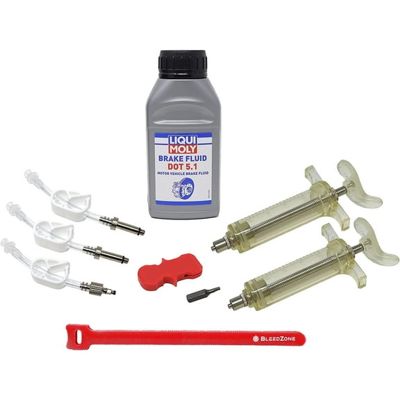 Pro Bleed Kit for SRAM Brakes Including Code Guide Level with DOT 5.1 Fluid