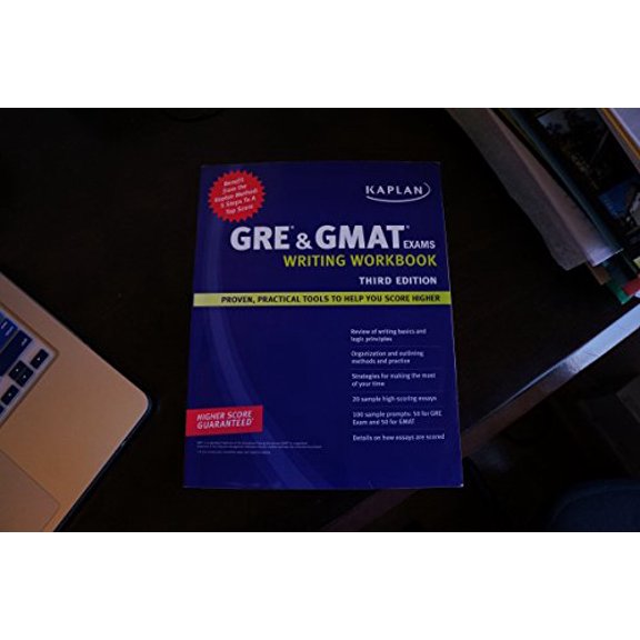 Pre-Owned Kaplan GRE &amp; GMAT Exams Writing Workbook, 9781419552175, 1419552171, Paperback, 3 edition