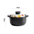 thumbnail image 2 of Home Cartoon Cute Soup Pot Can Be Dry Stew Pot High Value Ceramic Casserole Gas Stove Universal, 2 of 7