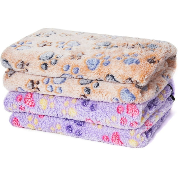 Luxmo 2 Pack Blanket Pet Blanket, Brown