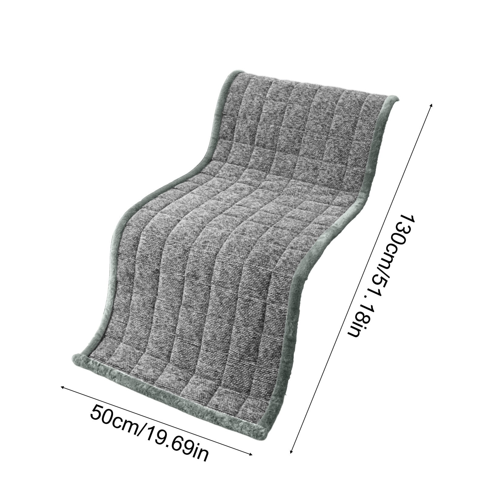 Non-Slip Sofa Cushion Non-Slip Sofa Cushion, Thick Plush Quilted Bench Pad, Warm Seat Cover for Couch and Chair, 51x20 Inches, Gray Thick Bench Pad