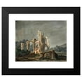 thumbnail image 2 of Lluís Rigalt 14x12 Black Modern Framed Museum Art Print Titled - Night Landscape with Gothic Ruins (circa 1850), 2 of 5