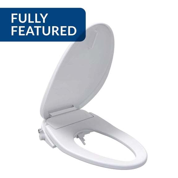 Bio Bidet BB-550 Series Bidet Seat with Heated Seat, Dual Nozzles, Warm Air Dryer - Elongated